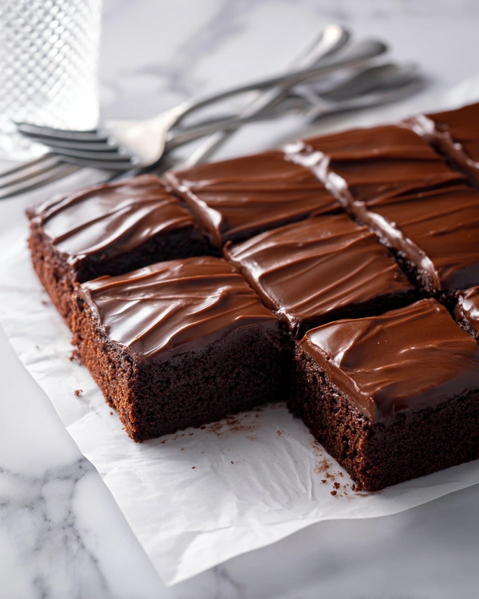 Chocolate Zucchini Cake with Creamy Chocolate Ganache Recipe