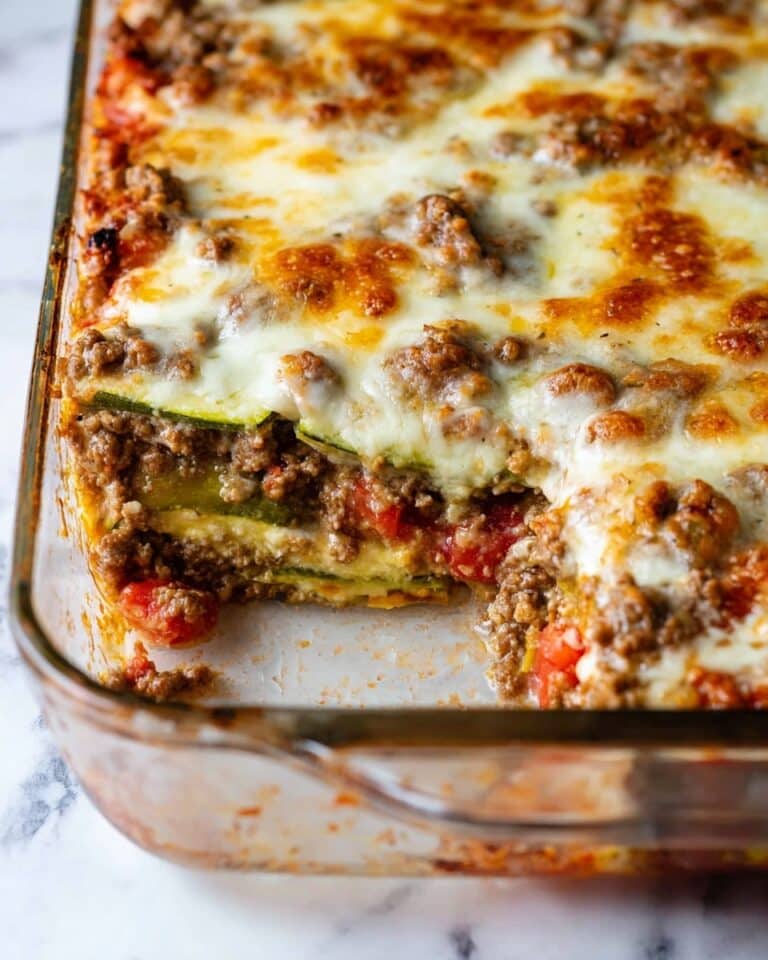 Ground Beef Zucchini Casserole Recipe