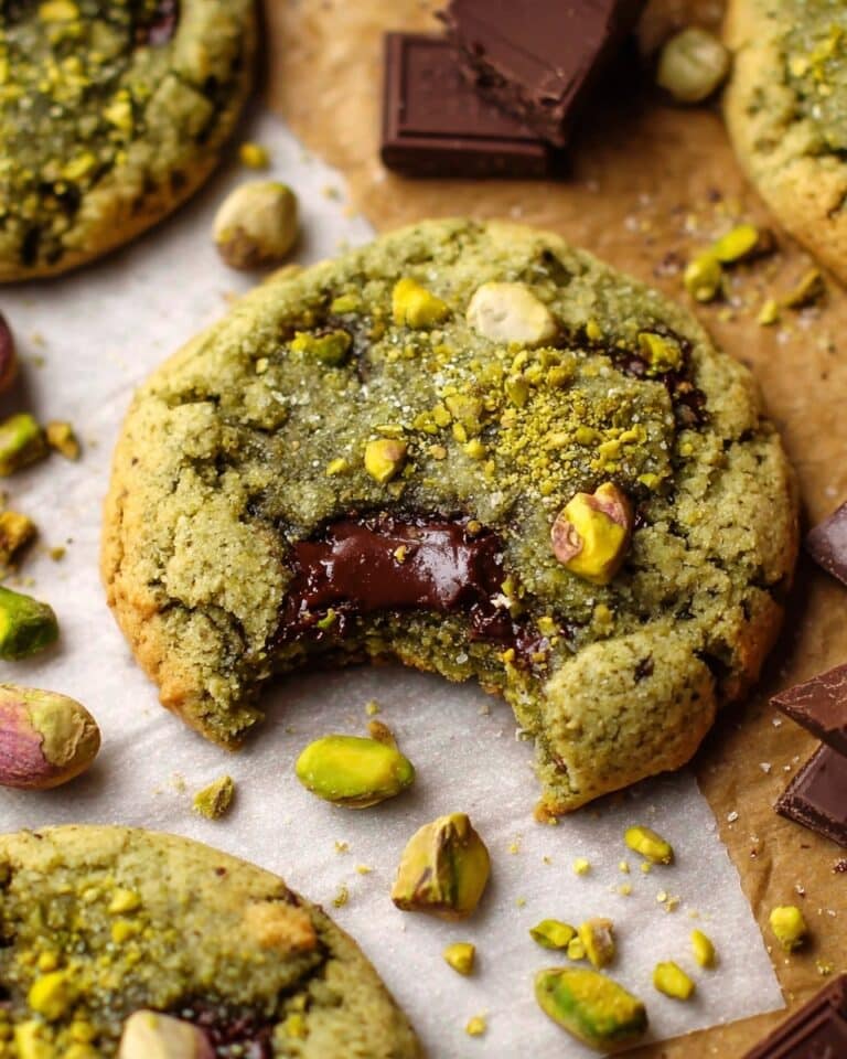 Salted Pistachio Chocolate Chunk Cookies Recipe