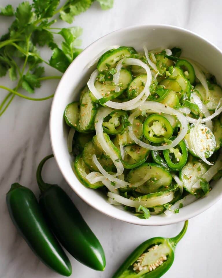 Cilantro Lime Cucumber Salad Recipe