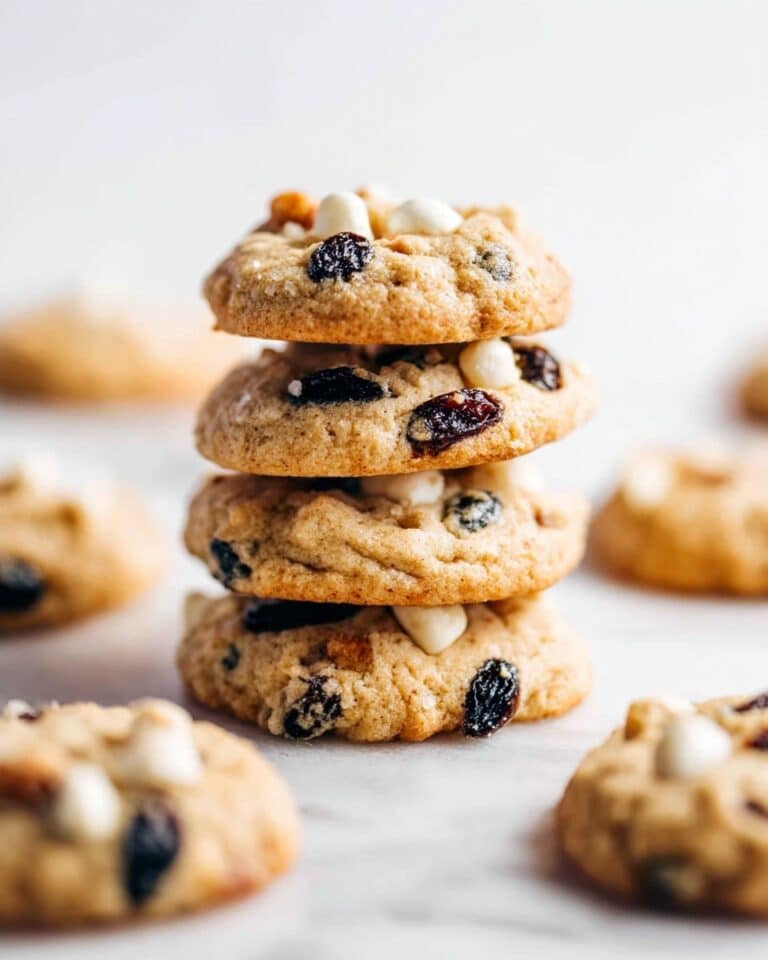 Granola Blueberry White Chocolate Cookies Recipe