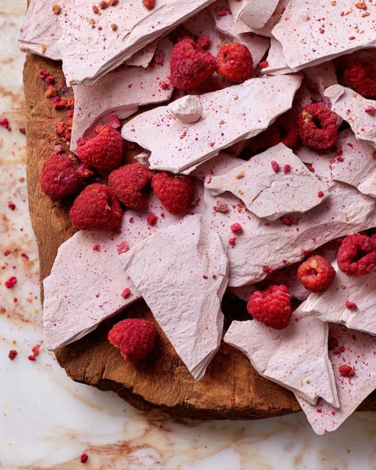 Raspberry Meringue Bark Recipe
