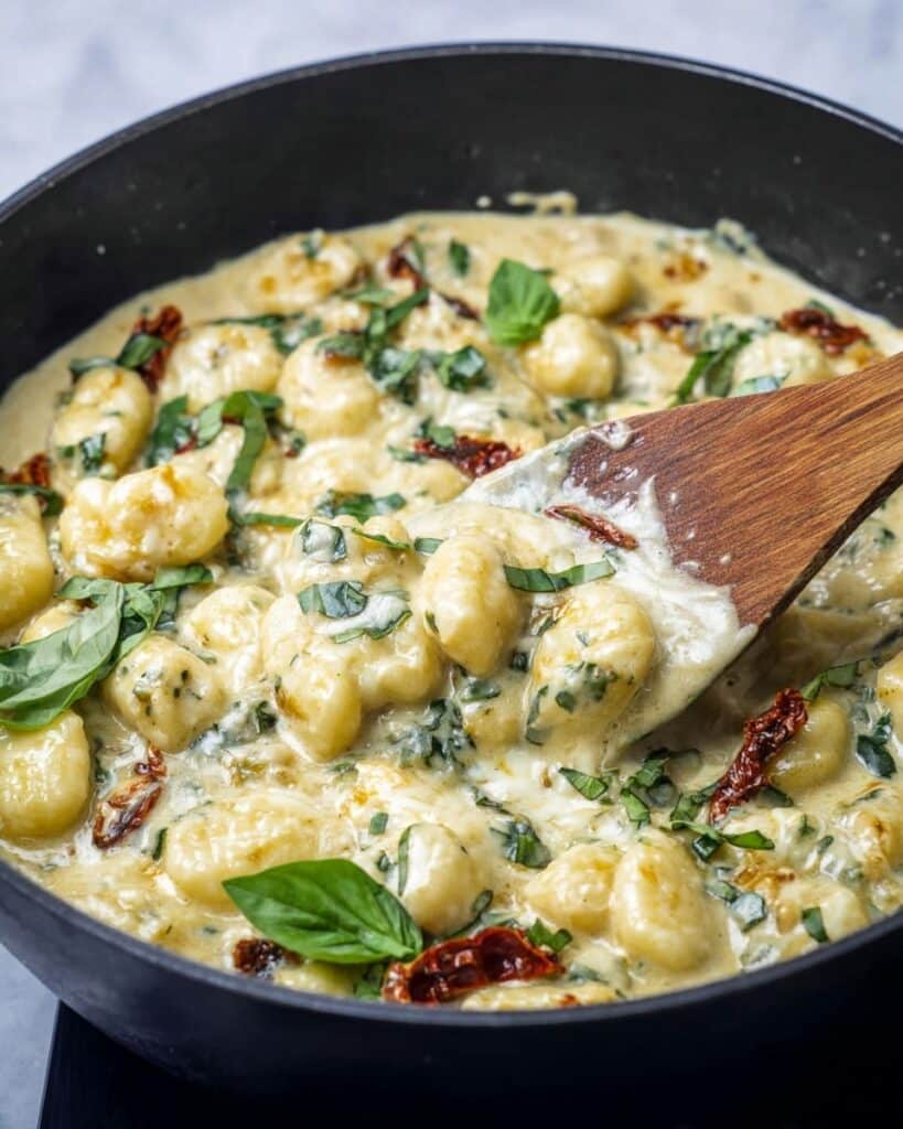 Creamy Pesto Gnocchi Bake Recipe