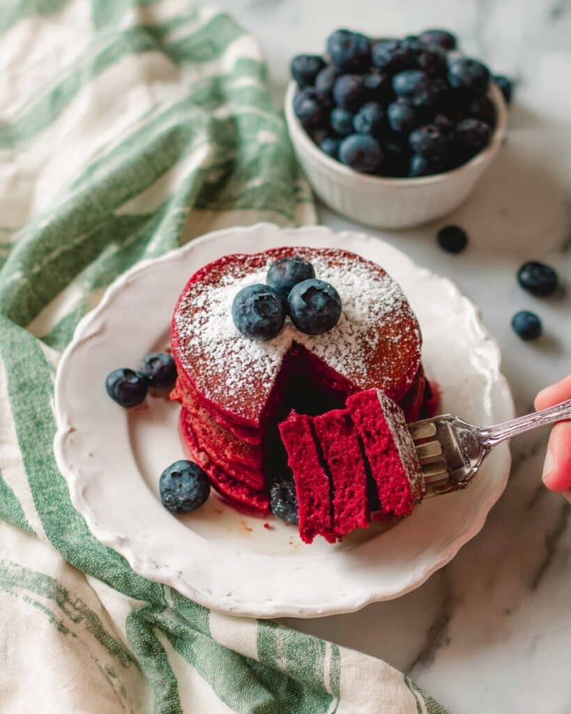 Pink Beet Pancakes Recipe
