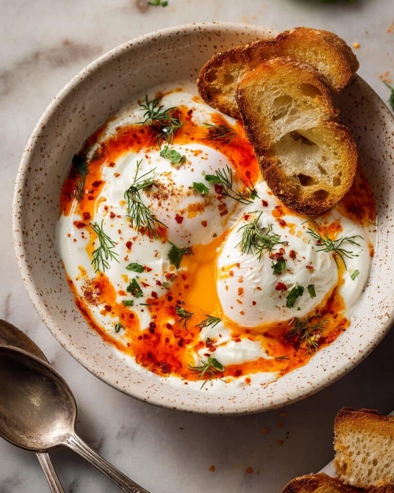 Çılbır: Turkish Eggs with Creamy Yogurt & Butter Sauce Recipe