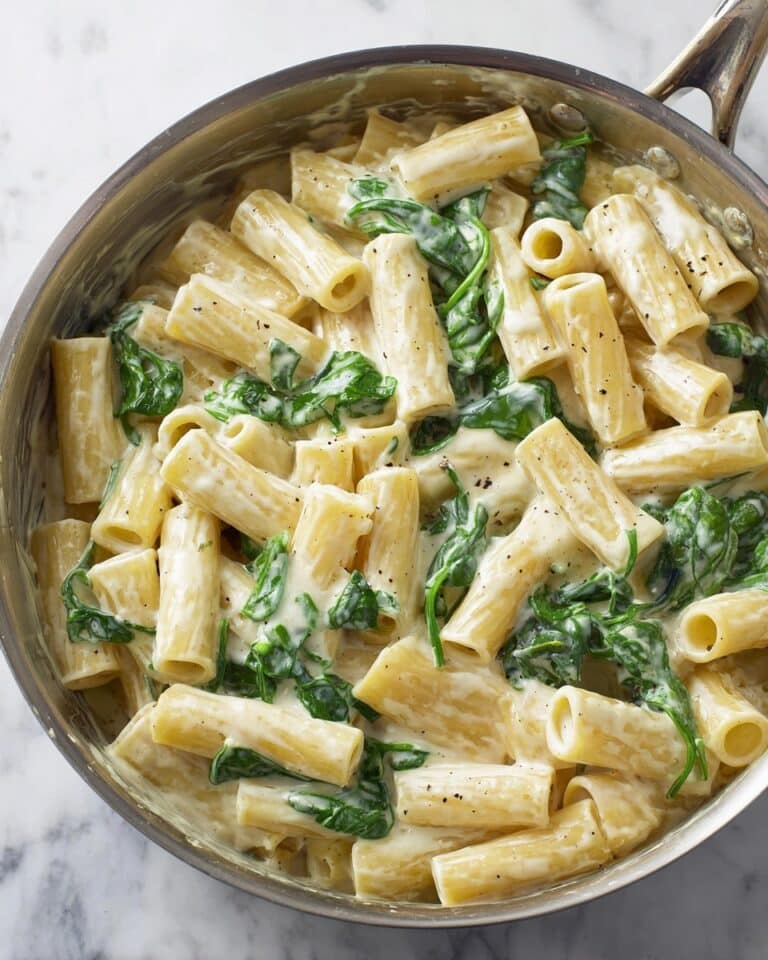 Creamy Spinach Pasta Recipe