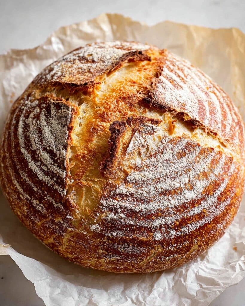 Parmesan Sourdough Artisan Bread Recipe