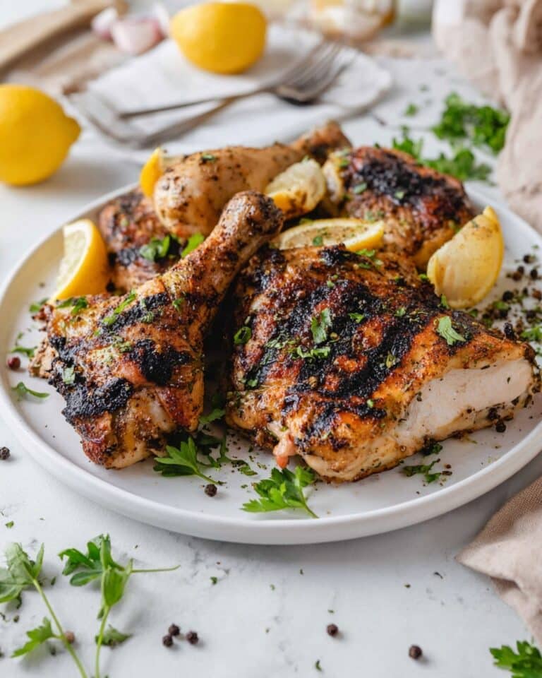 Greek Lemon Herb Grilled Chicken Recipe