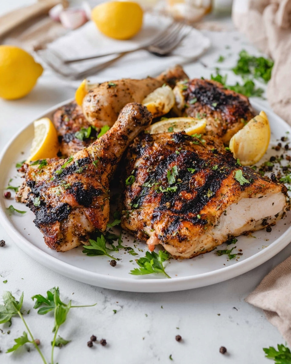 Greek Lemon Herb Grilled Chicken Recipe
