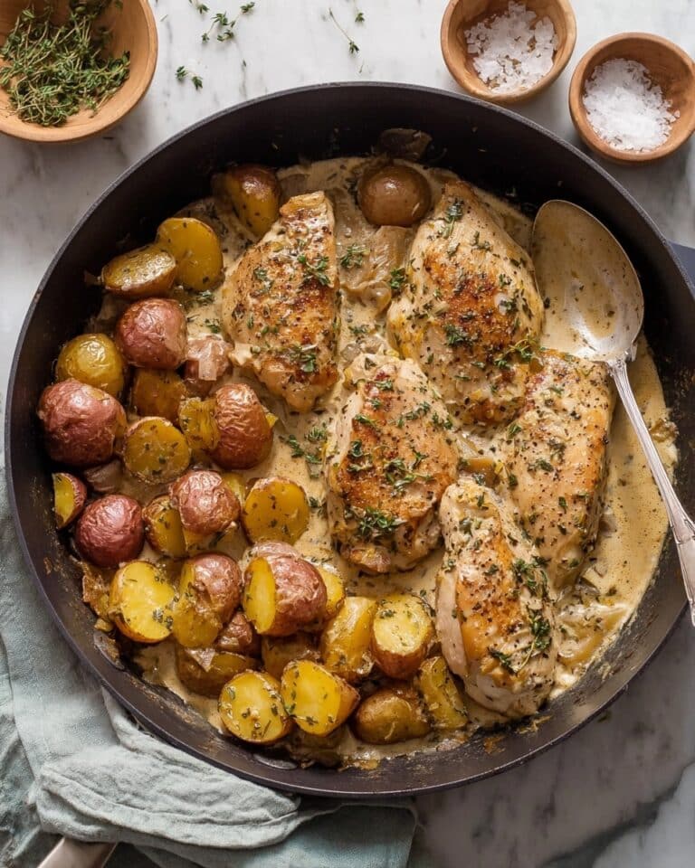 Creamy Dijon Chicken and Potatoes Recipe
