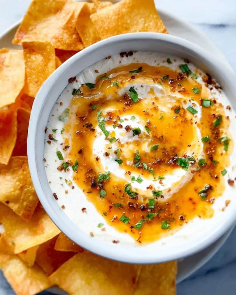 Whipped Feta Dip with Honey and Red Pepper Flakes Recipe