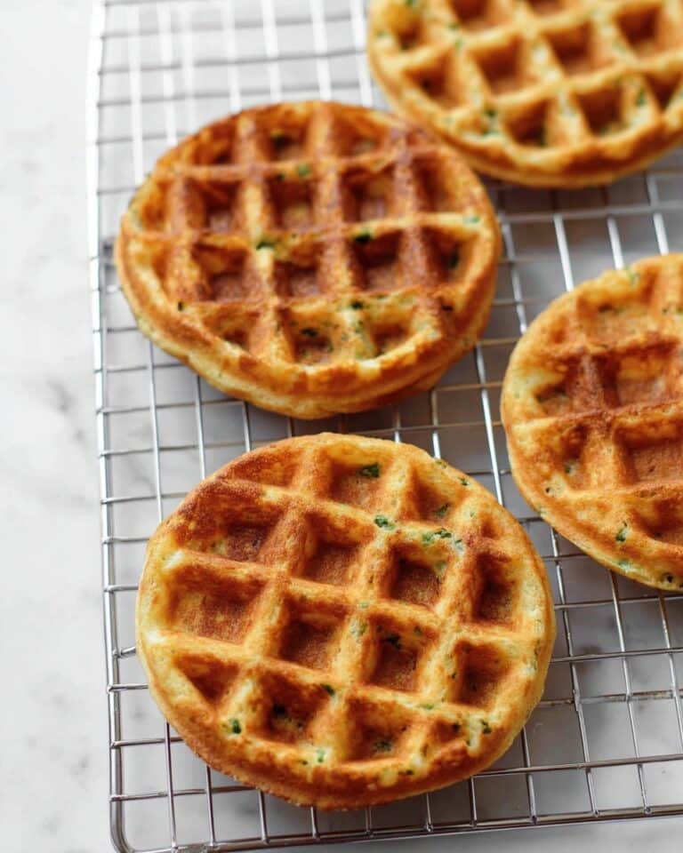 Broccoli Cheese Waffles Recipe
