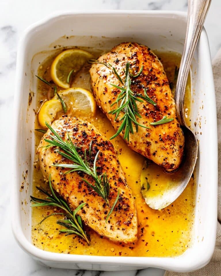 Lemon Rosemary Baked Chicken Breast Recipe