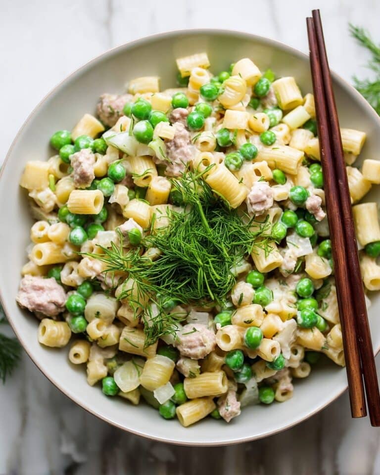 Tuna Macaroni Salad with Pickles Recipe