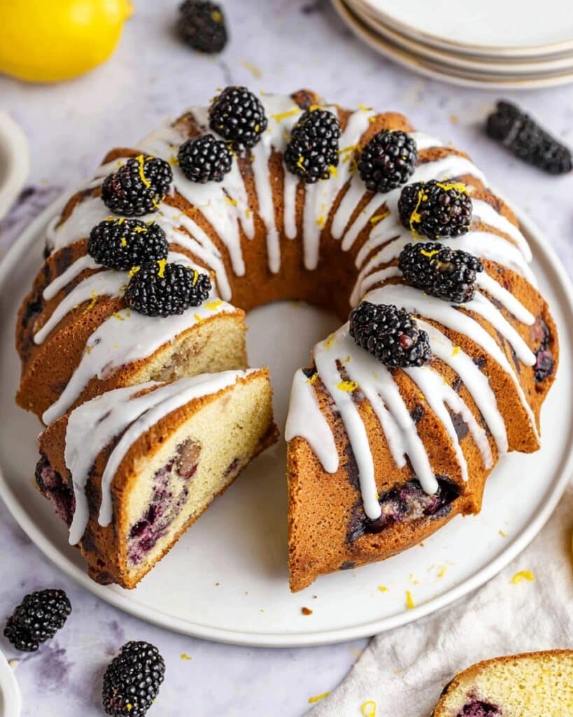 Lemon Blackberry Cake Recipe