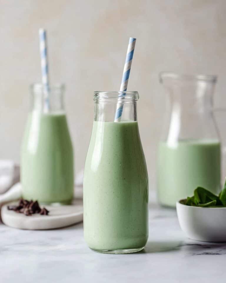 Dairy Free Mint Chocolate Smoothie Recipe