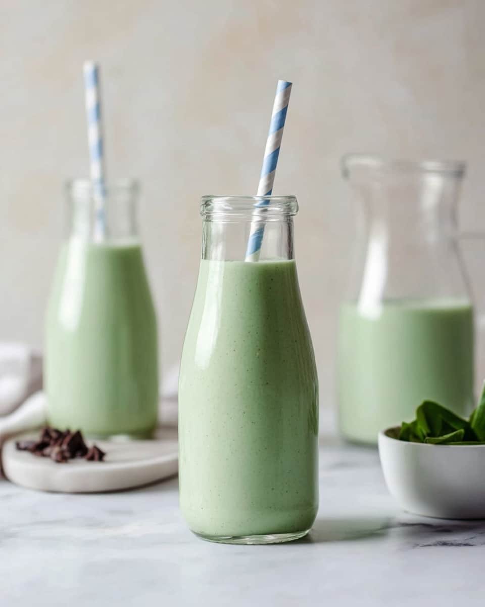 Dairy Free Mint Chocolate Smoothie Recipe