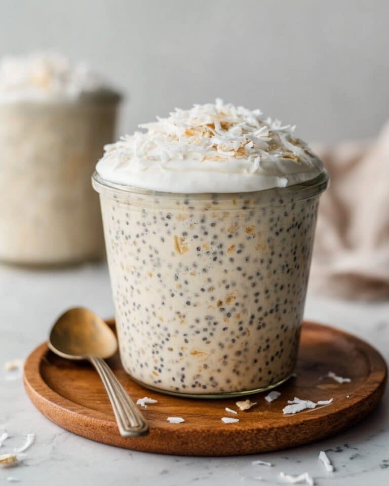 Coconut Cream Pie Overnight Oats Recipe
