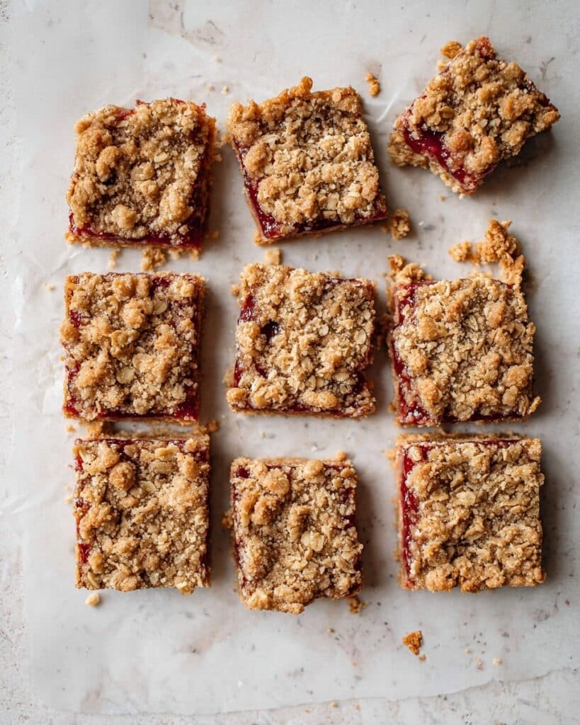 Cranberry Sauce Oat Bars Recipe
