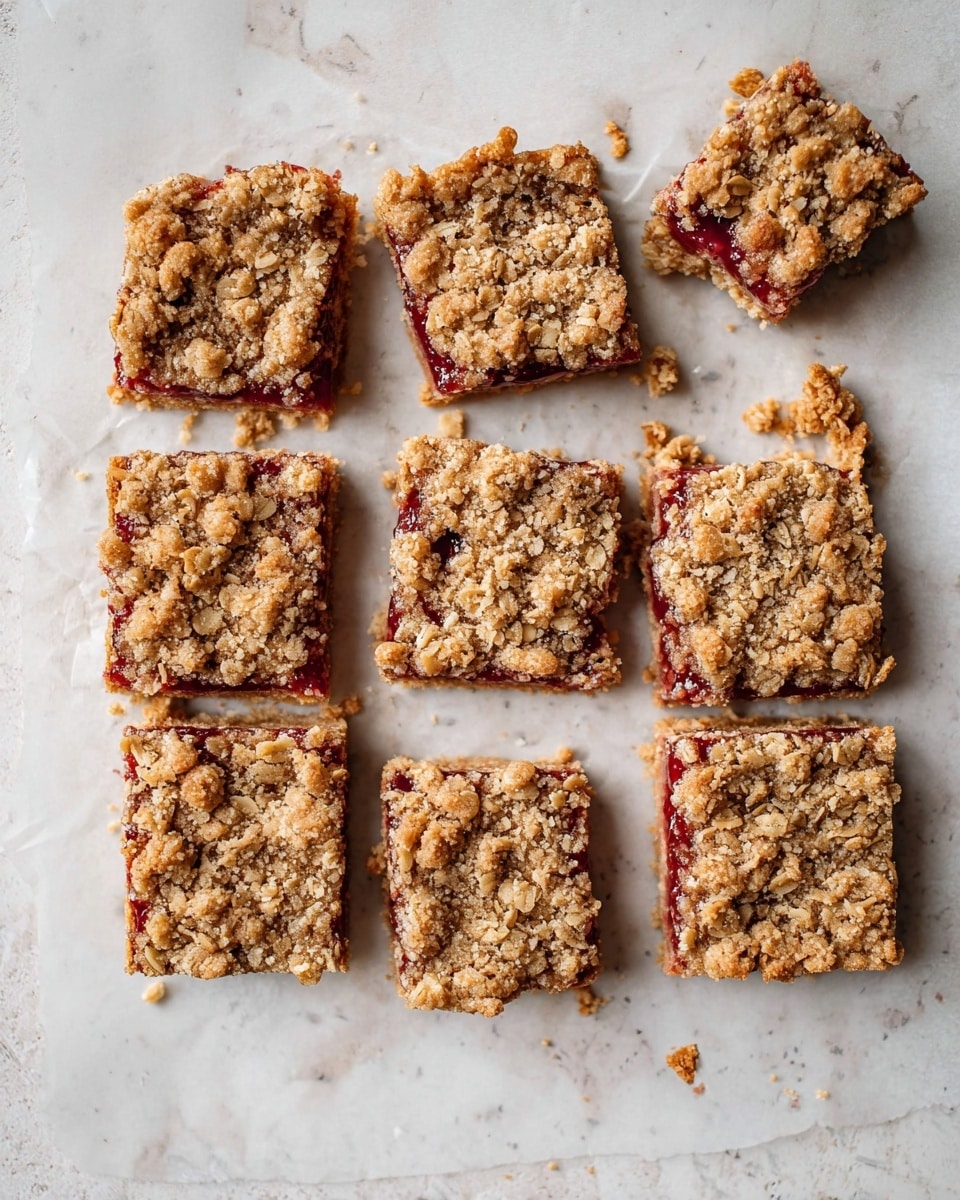 Cranberry Sauce Oat Bars Recipe