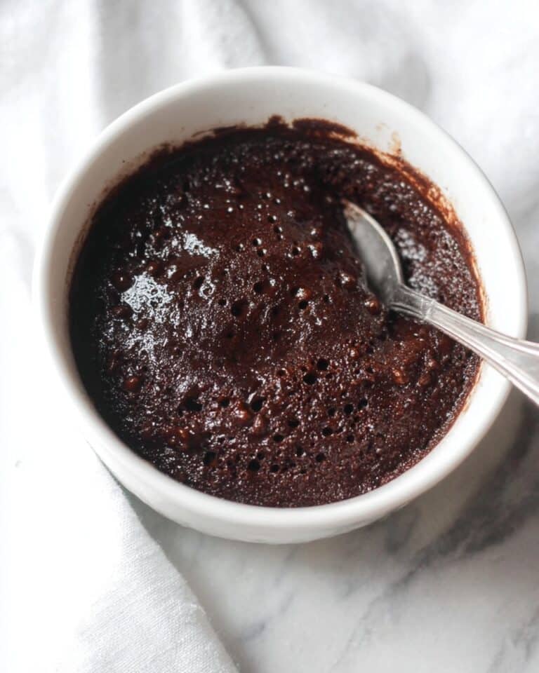 Microwave Self Saucing Chocolate Pudding Cake Recipe