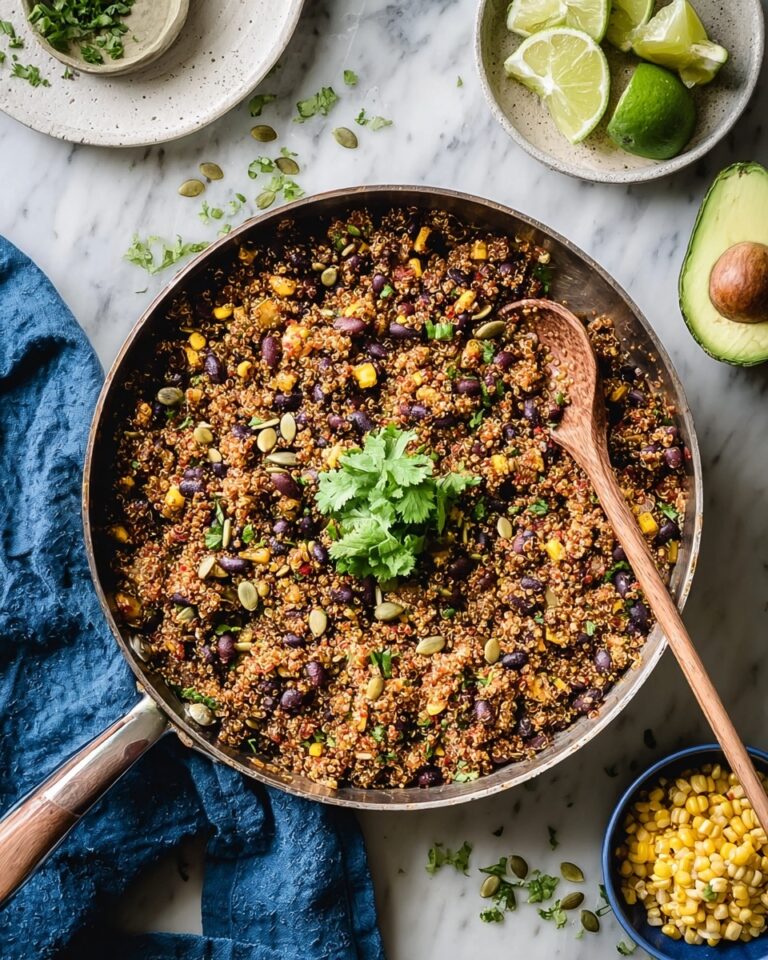 Mexican Quinoa Bowl with Black Beans, Corn, and Fresh Avocado Recipe