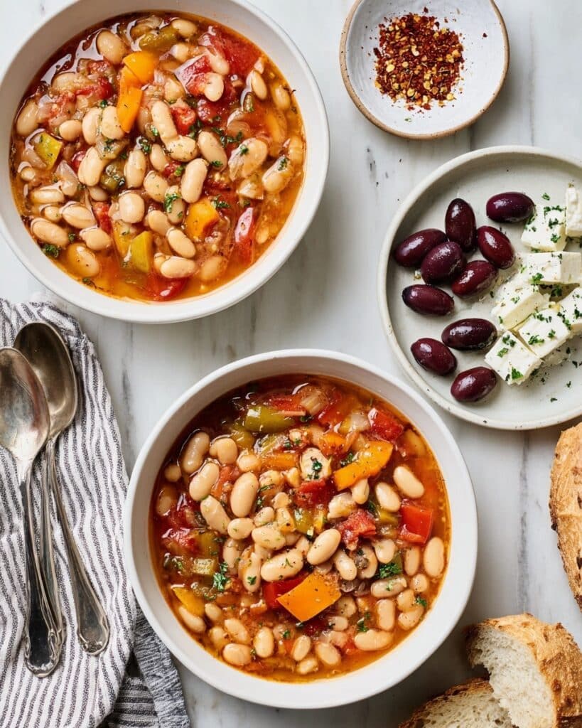 Greek White Bean Soup (Fasolada) Recipe