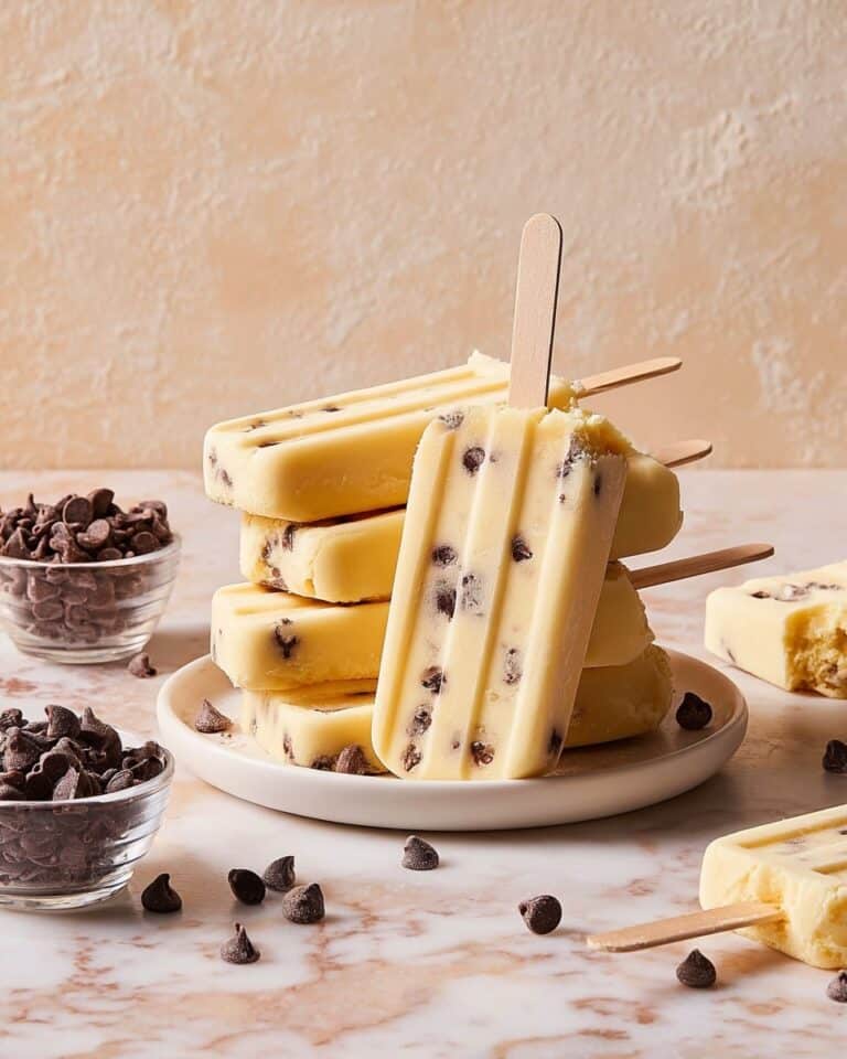 Dairy Free Cookie Dough Ice Cream Bars Recipe