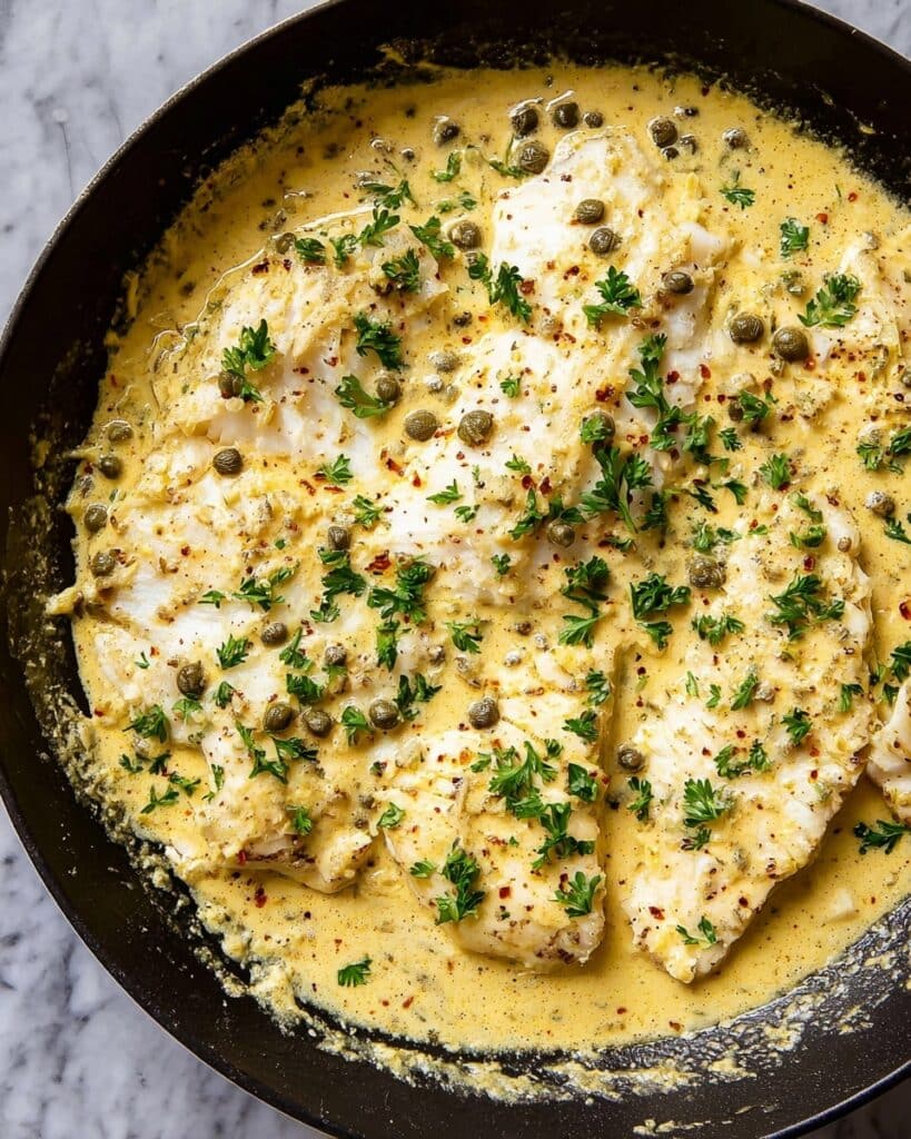 Baked Cod with Mustard Sauce Recipe