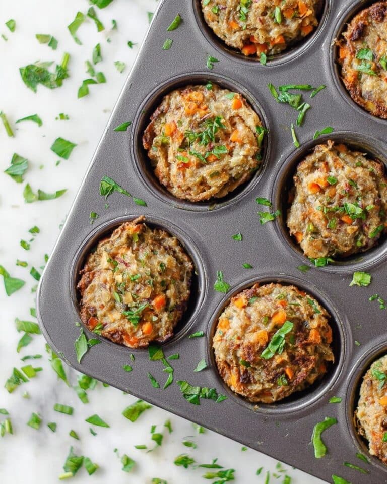 Veggie-Loaded Mini Meatloaves Recipe
