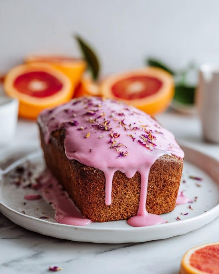 Glazed Blood Orange and Lavender Loaf Recipe