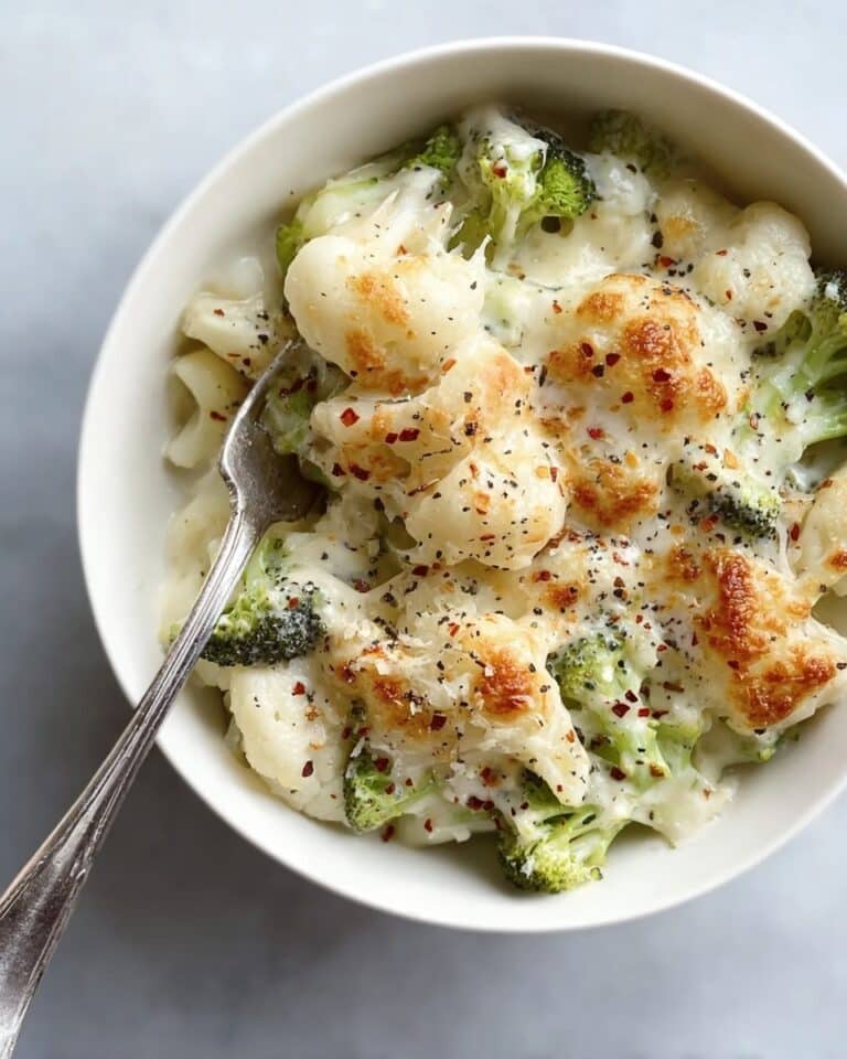 Cheesy Baked Broccoli Gnocchi Recipe