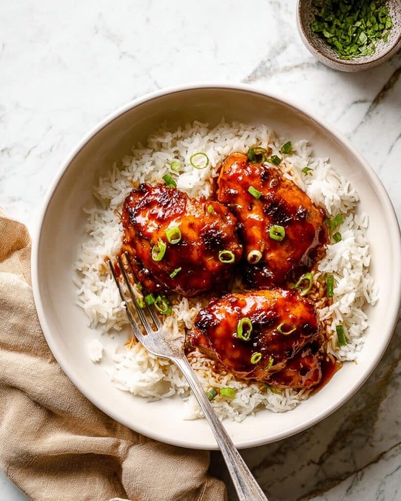 Honey Garlic Chicken Thighs Recipe
