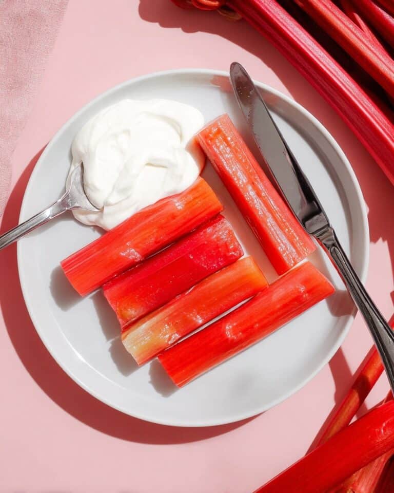 Easy Roasted Rhubarb Recipe
