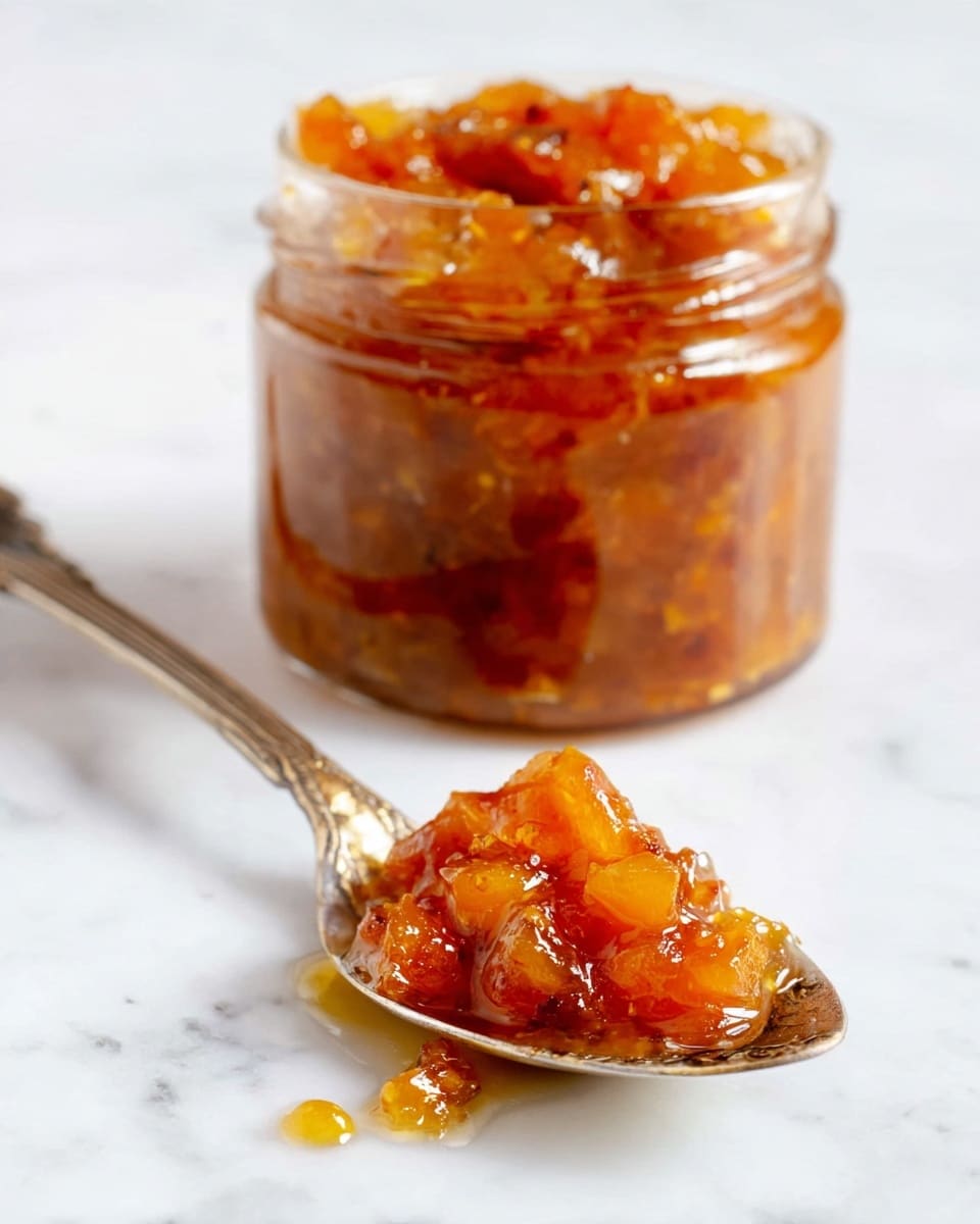 Spiced Fresh Peach Chutney Recipe