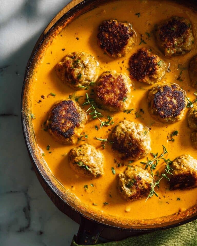 Pumpkin Spaghetti Sauce with Turkey Meatballs Recipe
