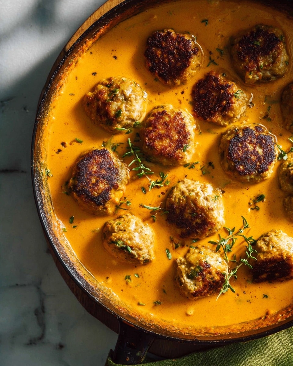 Pumpkin Spaghetti Sauce with Turkey Meatballs Recipe