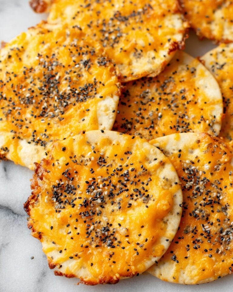 Cottage Cheese Chips with Cheddar and Everything Bagel Seasoning Recipe