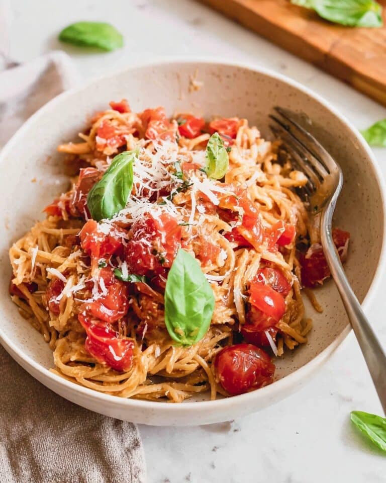 Tomato Basil Eggplant Noodles Recipe