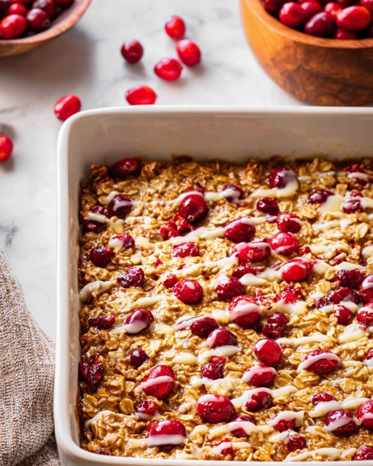 Cranberry Orange Baked Oatmeal Recipe