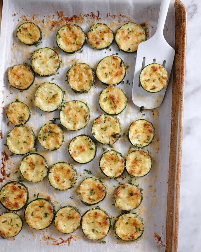 Roasted Zucchini with Parmesan and Italian Seasoning Recipe