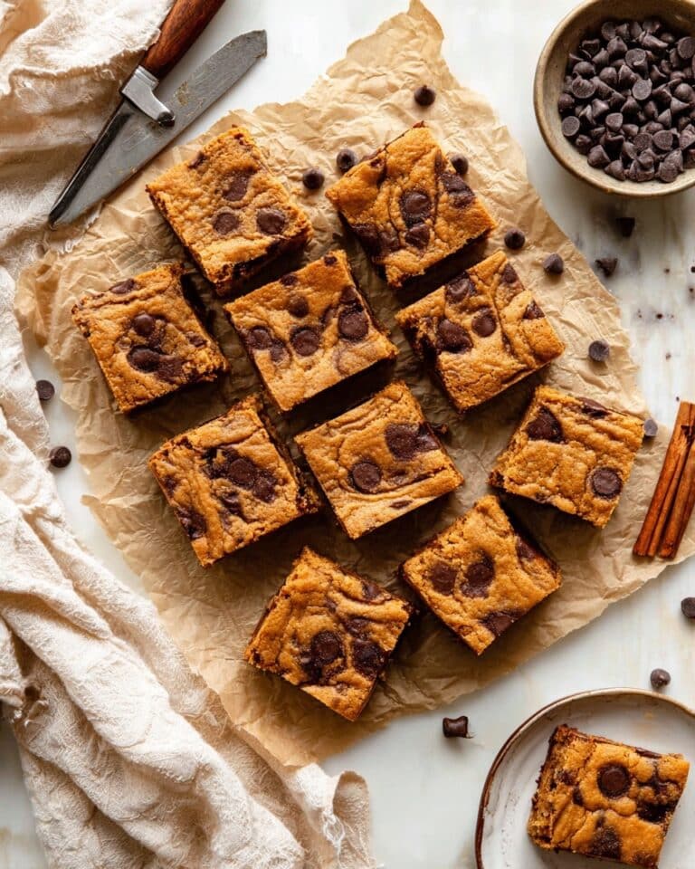 Pumpkin Chocolate Chip Bars Recipe