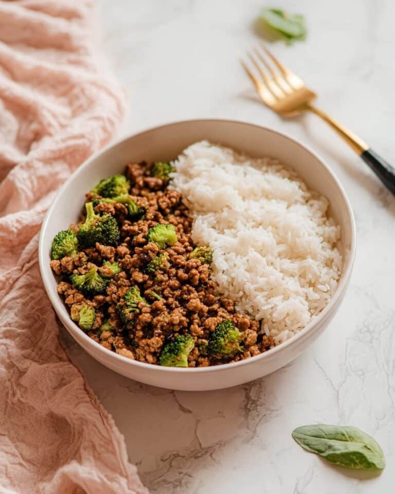 General Tso's Ground Chicken Bowls Recipe