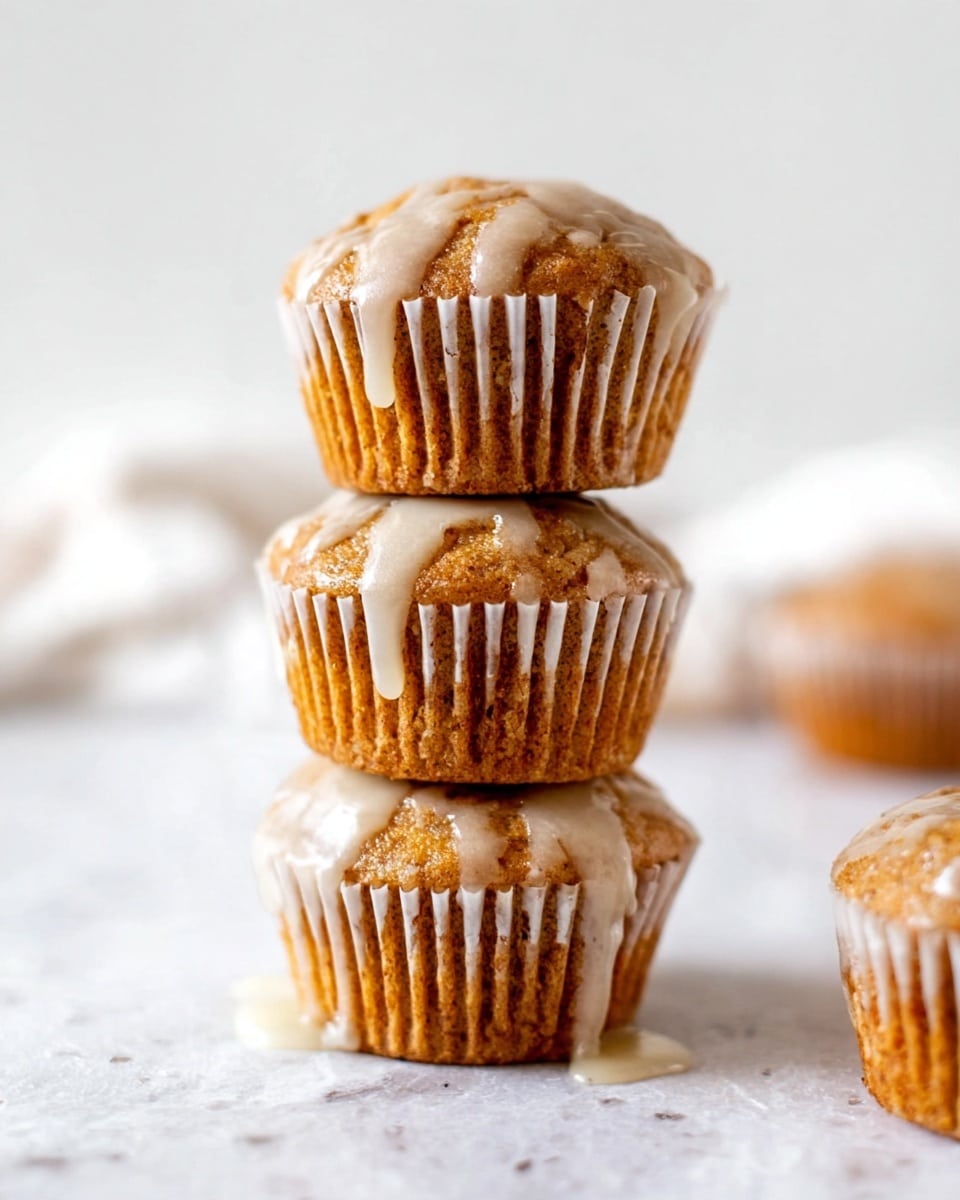 Chai-Spiced Butternut Squash Muffins with Salted Honey Glaze Recipe