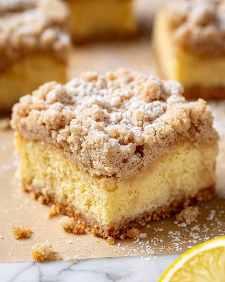 Cardamom Lemon Crumb Cake Recipe
