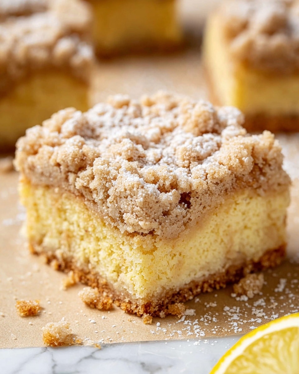 Cardamom Lemon Crumb Cake Recipe