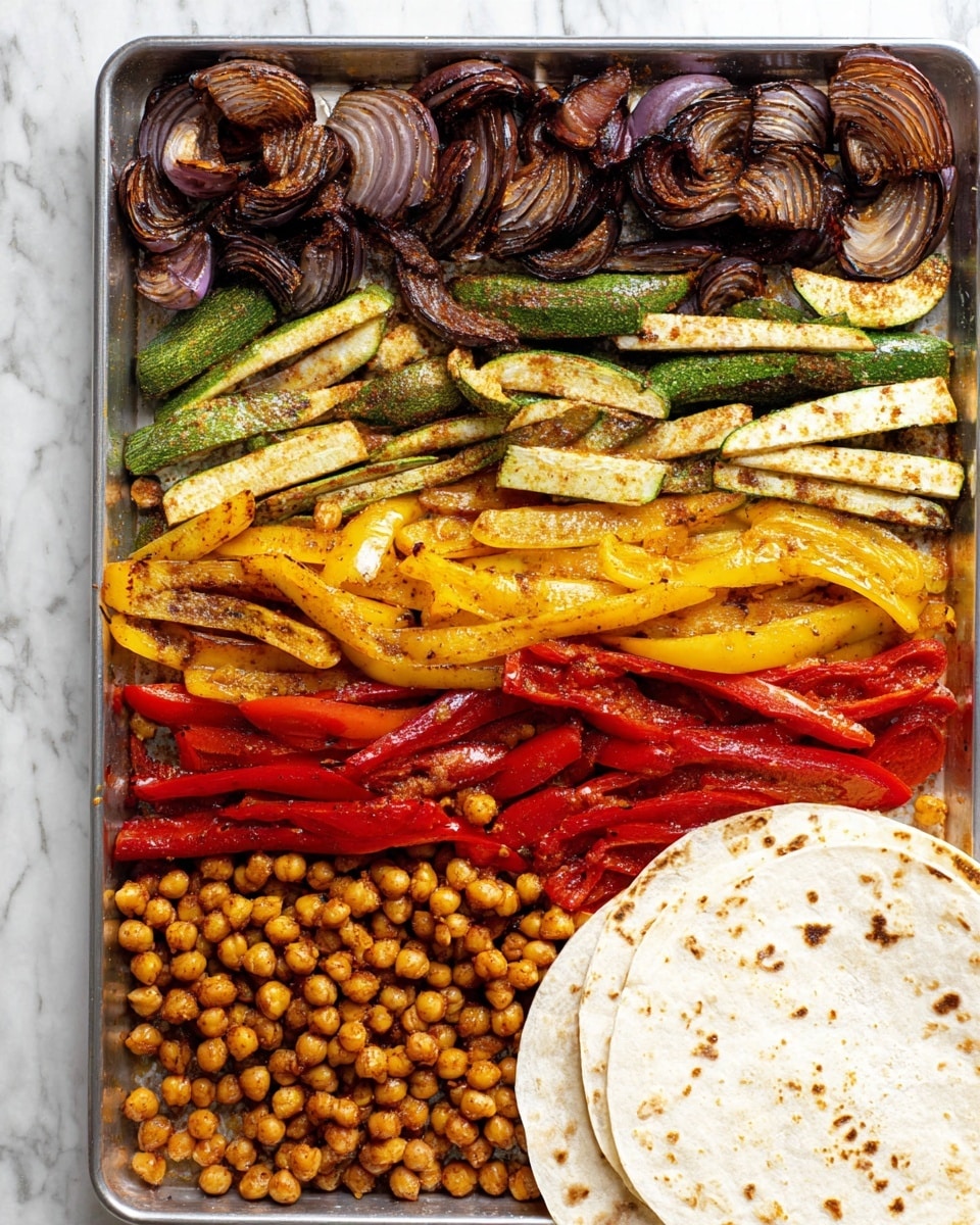 Sheet Pan Chickpea Fajitas Recipe