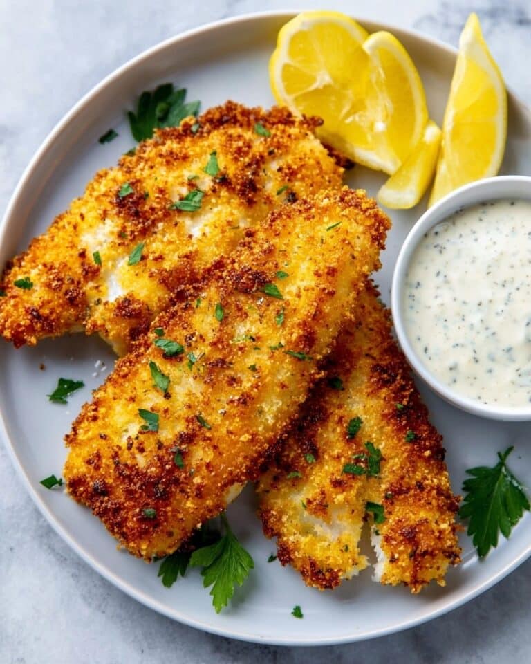 Crispy Lemon Parmesan Air Fryer Fish Recipe