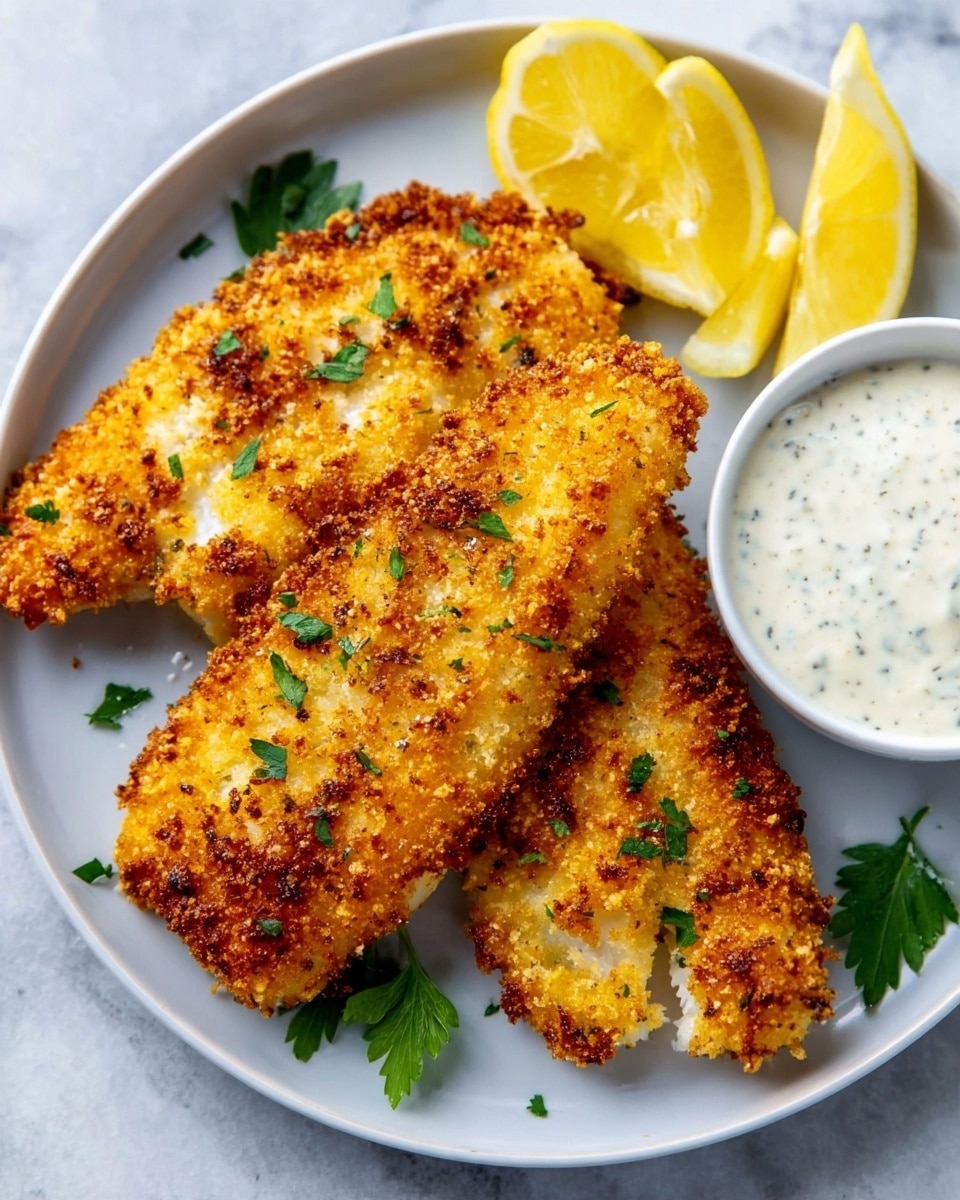 Crispy Lemon Parmesan Air Fryer Fish Recipe