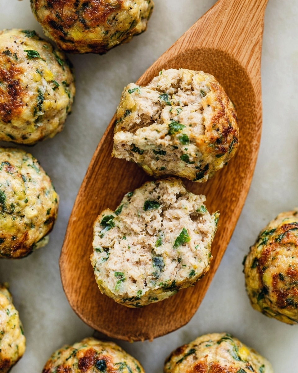 Spinach Feta Turkey Meatballs Recipe